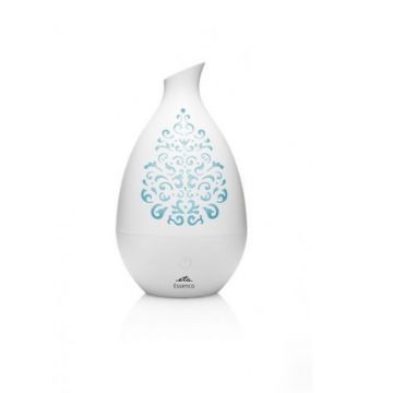 Difuzor de aroma ETA Essenco, Pulverizare prin ultrasunete, 0.2 L, acoperire 20 mp, iluminat, oprire automata, semnal sonor, Alb