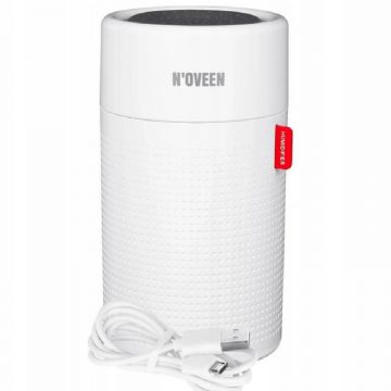 Mini umidificator de aer cu ultrasunete, 750 ml, baterie 2000 mah, putere 1.7 W, MUH360 Alb