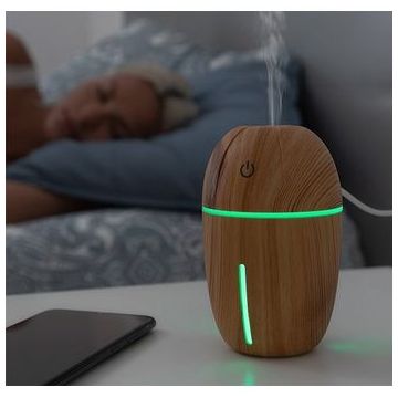 Mini Umidificator de aer pentru Camera BellFyd®, Led Multicolor, Silentios, Functie Dubla