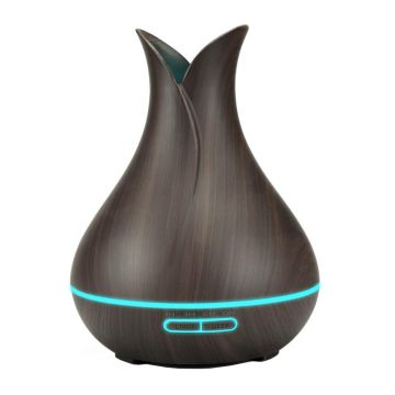 Umidificator Aromaterapie Bigshot A1-H263, Lumina Ambientala, Ultrasunete, Rezervor 550ml, Wenge