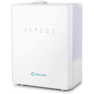 Umidificator cu ultrasunete AlecoAir U30 IONIC, Ionizare, Higrostat, Timer, Display Digital (Alb) Umidificator cu ultrasunete AlecoAir U30 IONIC, Ionizare, Higrostat, Timer, Display Digital (Alb)
