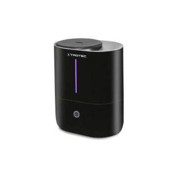 Umidificator cu ultrasunete TROTEC B2E, Difuzor aroma, Pentru 30 mp, Indicator umiditate LED, Filtru carbon activ