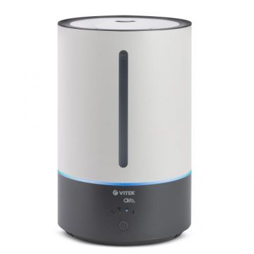 Umidificator cu ultrasunete VITEK VT-2346, 300ml/h, Control electronic, Directie de umidificare reglabila, rezervor de apa 5L, Alb