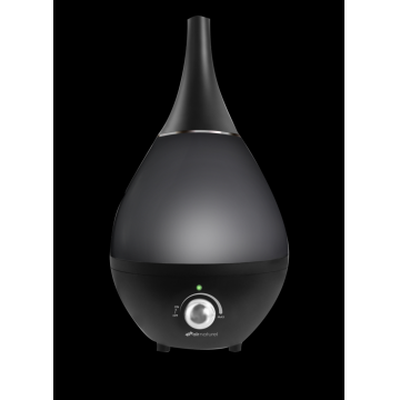 Umidificator de aer Air Naturel Gota New Black, Rata umidificare 350 ml/ora, Consum 30W/h, Pentru 30mp, Functie Higro-Smart
