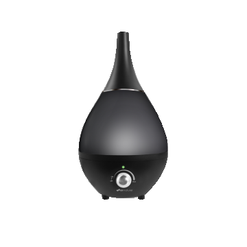 Umidificator de aer Air Naturel Gota New Black, Rata umidificare 350 ml/ora, Consum 30W/h, Pentru 30mp, Functie Higro-Smart