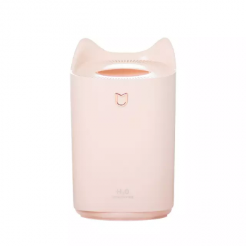 Umidificator de aer, H2O Humidifier, rezervor 3 litri, culoare roz