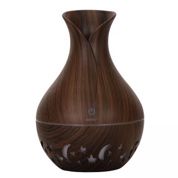 Umidificator de Aer MRG MAJ21003, Usb, Aromaterapie, Wenge