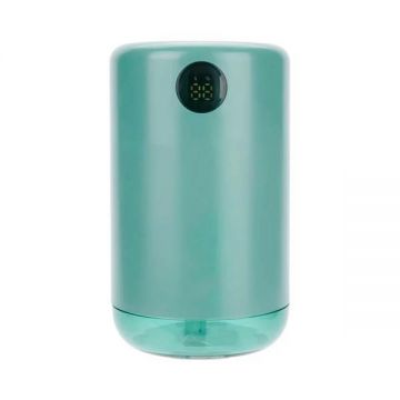 Umidificator de aer Ultrasonic Air, max 500ml, 2 trepte umidificare, baterie reincarcabila 2000mAh, USB, verde - OEM