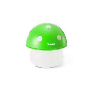 Umidificator Duux Mushroom Verde, Rata umidificare 220 ml/ora, Consum 20W/h, Debit aer 30 mc/h, Veioza, Pentru 15mp