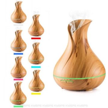 Umidificator si difuzor aromaterapie cu ultrasunete, Led, USB+Ulei Esenta 10 ml