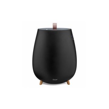 Umidificator si difuzor de aroma Duux Tag Black, Rata umidificare 250 ml/ora, Consum 12W/h, Pentru 30mp