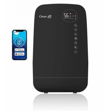 Umidificator si purificator Clean Air Optima CA607B, WiFi, Lampa UV-C, Ionizare, Difuzor aroma, Display, Timer