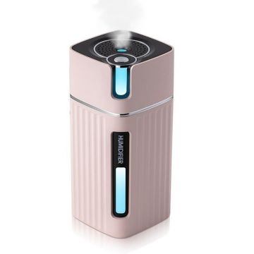 Umidificator techstar® cu iluminare led rgb, aromaterapie, pentru