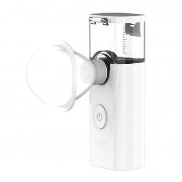 Umidificator Ultrasonic pentru Fata Techstar® VNS202, Alb, Hidratare, Rezervor 15ml, Fata, Ochi, Abur Rece