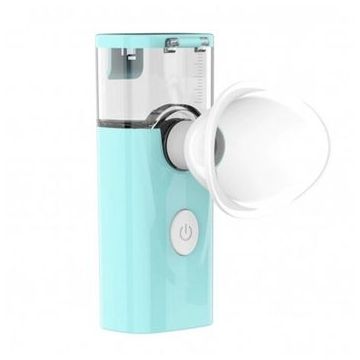 Umidificator Ultrasonic pentru Fata Techstar® VNS202, Albastru, Hidratare, Rezervor 15ml, Fata, Ochi, Abur Rece