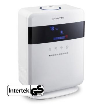 Umidificatorul cu ultrasunete Trotec B6E, Higrostat, Display, Timer, Ionizare, Difuzor aroma, Consum 25W/h, Pentru 30mp