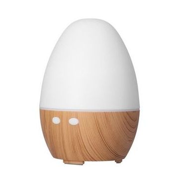 Difuzor aromaterapie SIKS® umidificator ultrasunete, lumini led, alb/bej