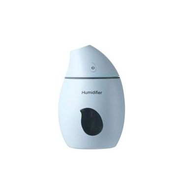 Difuzor portabil EDAR® umidificator, forma mango, silentios, cu cablu USB, albastru, 160 ml