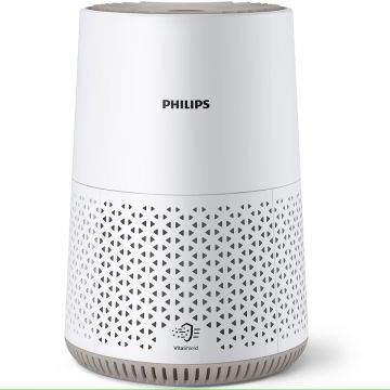 Purificator de aer Philips AC0650/10, CADR 150 mc/h, Filtru NanoProtect HEPA, Mod nocturn, Alb
