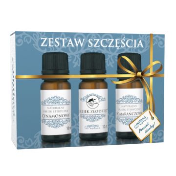 Set uleiuri esentiale Luck Optima Natura 3 buc x 10 ml pentru bunastare