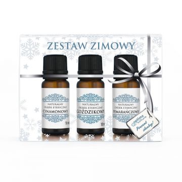 Set uleiuri esentiale Winter Optima Natura 3 buc x 10 ml pentru vreme rece