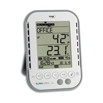 Termo-higrometru profesional cu functie de inregistrare a datelor tip Data Logger, KLIMALOGG PRO TFA 30.3039.IT