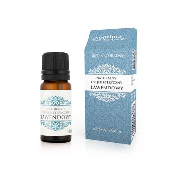 Ulei esential de Lavanda Optima Natura 10 ml pentru insomnii, migrene, calmare