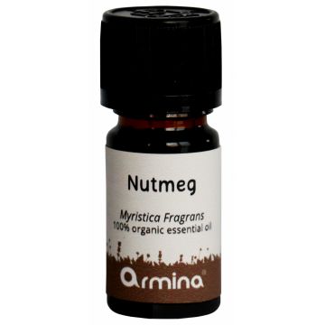 Ulei esential de nucsoara (myristica fragrans) pur bio 5ml Armina