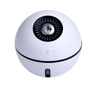 Umidifcator ultrasonic SIKS®, cu accesoriu ventilator, purificator aer, alb