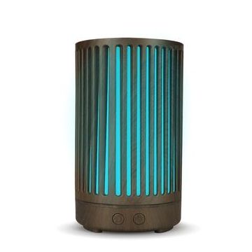 Umidificator cu led SIKS® umidificator aromaterapie model linie, culoare lemn inchis