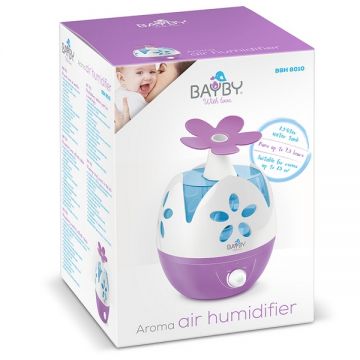Umidificator cu ultrasunete Bayby BBH 8080 cromoterapie si aromaterapie led fara filtre floare Umidificator cu ultrasunete Bayby BBH 8080 cromoterapie si aromaterapie led fara filtre floare