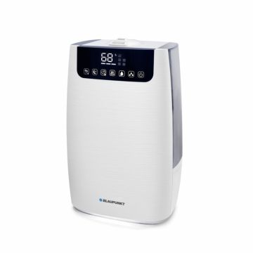 Umidificator de aer Blaupunkt AHS803, Rezervor 5 l, 400ml h, display LED, Set filtre suplimentar inclus,Alb