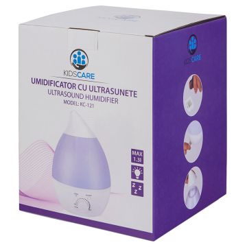 Umidificator de aer cu ultrasunete Kidscare KC121 Umidificator de aer cu ultrasunete Kidscare KC121