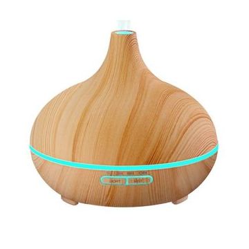 Umidificator EDAR® aromaterapie, pentru purificarea aerului cu telecomanda, bej