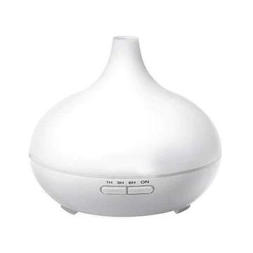 Umidificator SIKS, Difuzor Aromaterapie, Purificator Aer cu Incarcare USB, 550 ml, Bulb Alb, cu Telecomanda