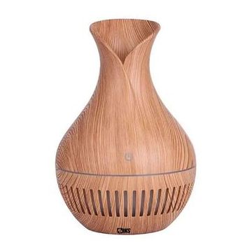 Umidificator ultrasunete SIKS, model linii, difuzor aroma, 150 ml, lemn deschis