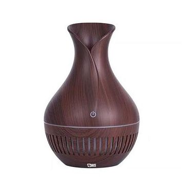 Umidificator ultrasunete SIKS, model linii, difuzor aroma, 150 ml, lemn inchis