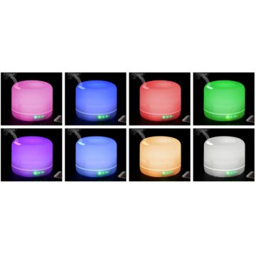 Difuzor de aroma multifunctional cu schimbare de culoare si boxe