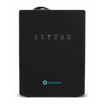 Resigilat! Umidificator cu ultrasunete AlecoAir U30 IONIC Black, Ionizare, Higrostat, Timer, Telecomanda, Display Digital