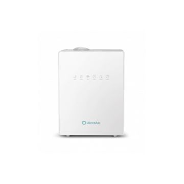Resigilat - Umidificator cu ultrasunete AlecoAir U30 IONIC, Ionizare, Higrostat, Timer, Telecomanda, Display Digital