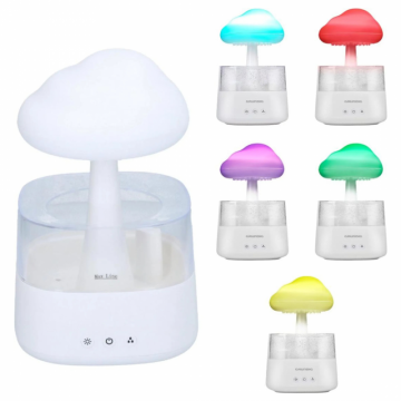 Umidificator si difuzor de arome cu lumina led Grundig Rain Cloud