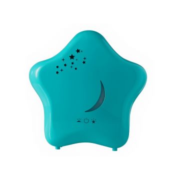 Umidificator si difuzor de uleiuri esentiale, proiectie lumini si lumina de noapte pentru copii Moony