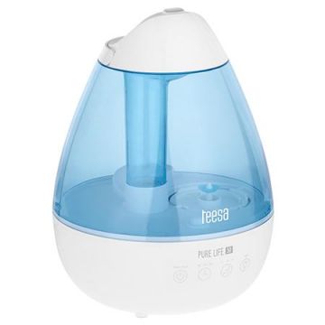 Umidificator Ultrasonic Pure Lite 50 Teesa TSA8064, 25 W, 80-200 ml/h, 30 dB, 2.2 l (Alb)